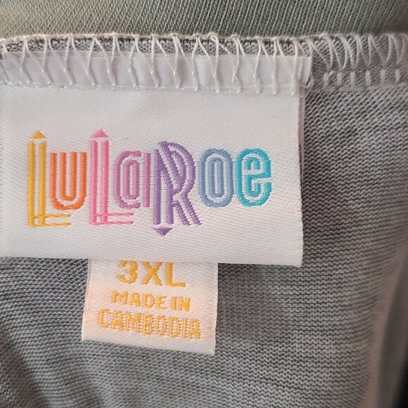 NEW LuLaRoe 3XL Green to White Ombré Slinky Rayon Fabric Maxi Skirt Dress - Picture 8 of 10